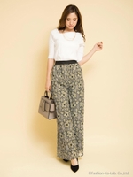 レースパンツ/ベージュ