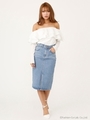 Lee×rienda DENIM J/WミディSK/L/BLU