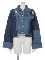 REMAKE DENIM ジャケット/LT.BLUE
