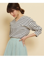 fraga Vネックカットソー/ネイビー(593)