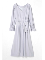 《BLANCHIC》フィッシュテールシャツワンピース/ブルー(110)