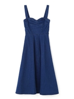 《EDIT COLOGNE》デニムビスチェワンピース/ブルー(110)