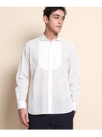 エンブロイダリーシャツ[ メンズ シャツ ]/ホワイト(401)