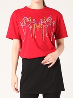 カラーコード刺繍T-SH/RED