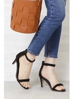 スリムバンドサンダル/ピンク(090)