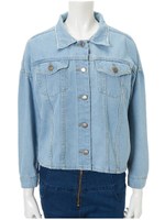 デニムジャケット/サックス