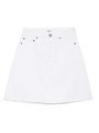 デニムミニスカート/WHT