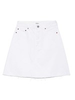 デニムミニスカート/WHT