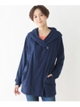 フーデッドジャケットカーディガン/ネイビー(093)