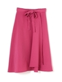 ラップフレアミモレスカート/ピンク(090)