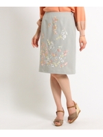 トロピカルスカート/ライトグレー(111)