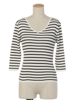 バックチェーンリブニット/ミックス1