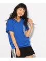 ポケット付ゆるTシャツ/ブルー(092)