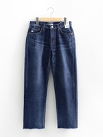 SOMETHING CUTOFF DENIM/ブルー