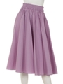 ウエストシャーリングフレアスカート/ラベンダー