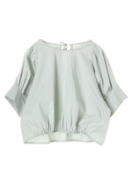 ギャザーボリュームスリーブブラウス/ミント
