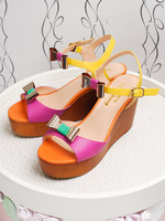 【HoneySalon】Wリボンサンダル　2WAY