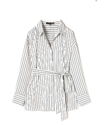 ◆大きいサイズ◆ストライプシャツ２/ストライプ1(031)