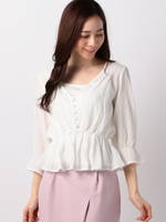 インナーセットブラウス/シロ