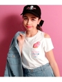 【ANAP GIRL】肩アキポケットアイスクリームTシャツ/ホワイト(001)