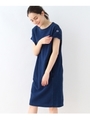 Champion デニムスウェットワンピース/ブルー系(095)