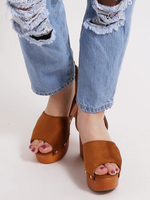 WEGO/ウッドタイプサンダル