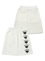 BROKEN HEART SKIRT/ホワイト
