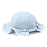 日よけつきフリルチューリップハット