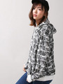 WEGO/総柄フォトプリントプルパーカー