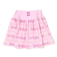 ウエストリブリボン柄カットソースカート