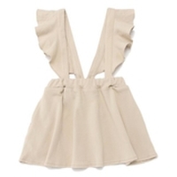 【36%OFF】フリルサスペンダースカート