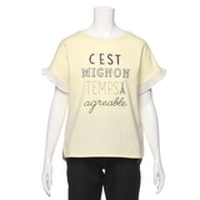 【30%OFF】袖フリルゆるTシャツ