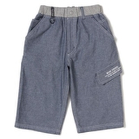 ダンガリーウエストリブ切り替えパンツ