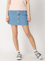 WEGO/ボタンアップタイトスカート