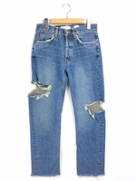 リメイククラッシュデニムパンツ リメイク  GAP ギャップ   