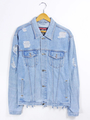 リメイククラッシュデニムジャケット Gジャン  リメイク     