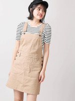 WEGO/チノジャンパースカート