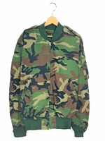迷彩ブルゾン ミリタリー     