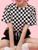 WC/フラッグチェックTシャツ