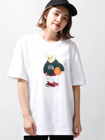 WEGO/USAベアープリントTシャツ