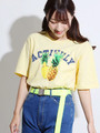 WEGO/トロピカルロゴプリントTシャツ