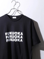 WEGO/3連FUKUOKAロゴTシャツ