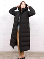【2018ＦＷ予約商品】スタンドフードロングダウンコート