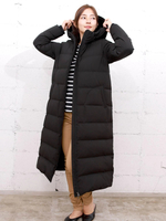 【2018ＦＷ予約商品】スタンドフードロングダウンコート