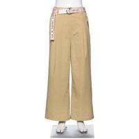 【23%OFF】リングベルトつきチノワイドパンツ