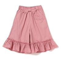 【30%OFF】ブロード裾フリルパンツ