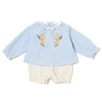 【33%OFF】花刺しゅうブラウス×ブルマセット