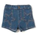 【50%OFF】スターデザインデニムショートパンツ