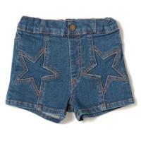 【50%OFF】スターデザインデニムショートパンツ