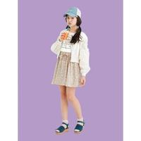 【50%OFF】ドローストリングボリューム袖レースブルゾン